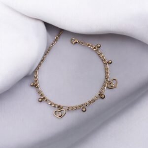 Heart Charm Bracelet