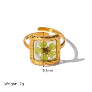 Petal Art Resin Ring