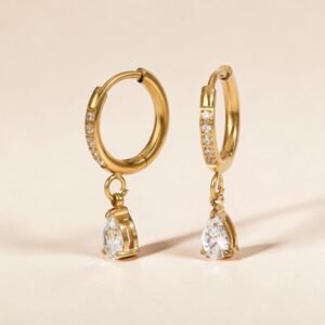 Teardrop Hoops